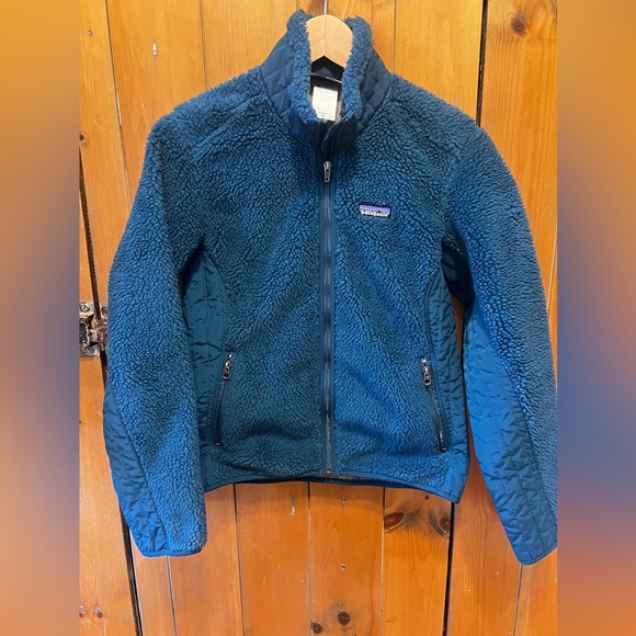 Patagonia Jackets & Blazers - Patagonia Women's Retro X Deep Pile Fleece Jacket Teal Blue 2007, Size M